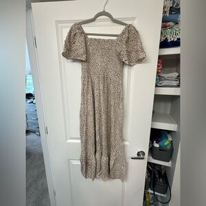 Floral flowy Sleeve Maxi Dress